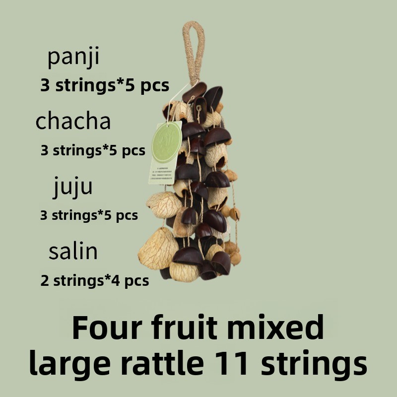 Natural Fruit Shell Wind Handbell