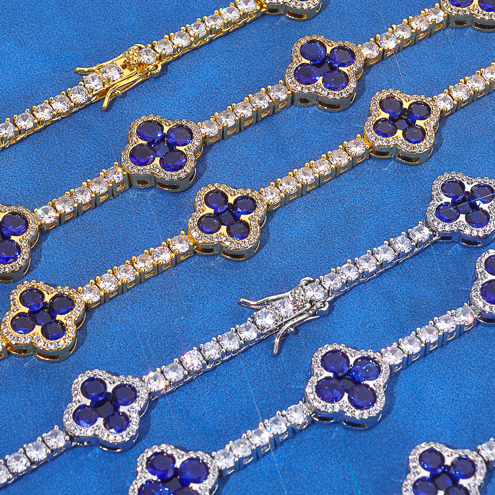 Clover & Sapphire Necklace