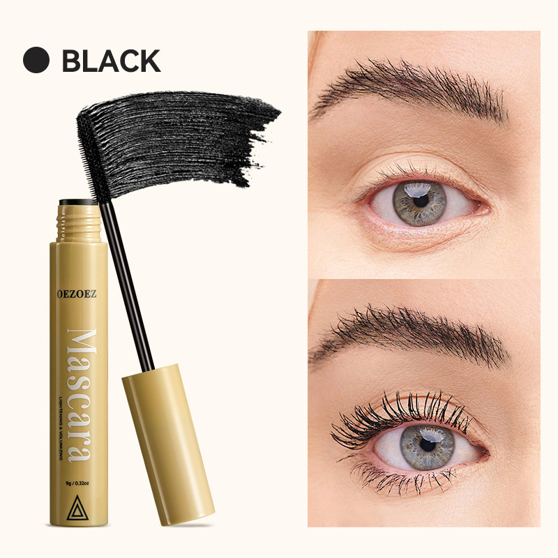 Long Lasting Waterproof Mascara, Sweatproof, No Curling, Non Smudge