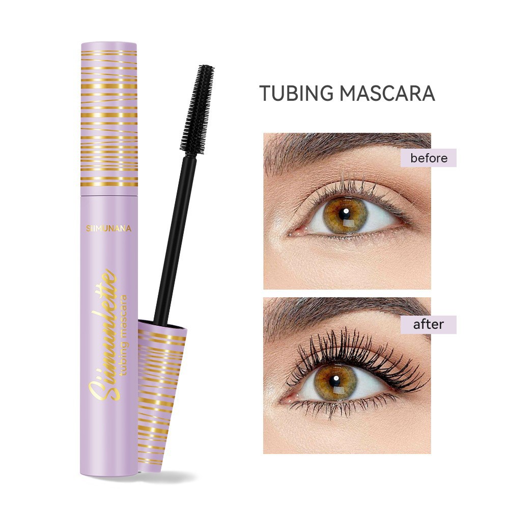 Long Lasting Waterproof Mascara, Sweatproof, No Curling, Non Smudge