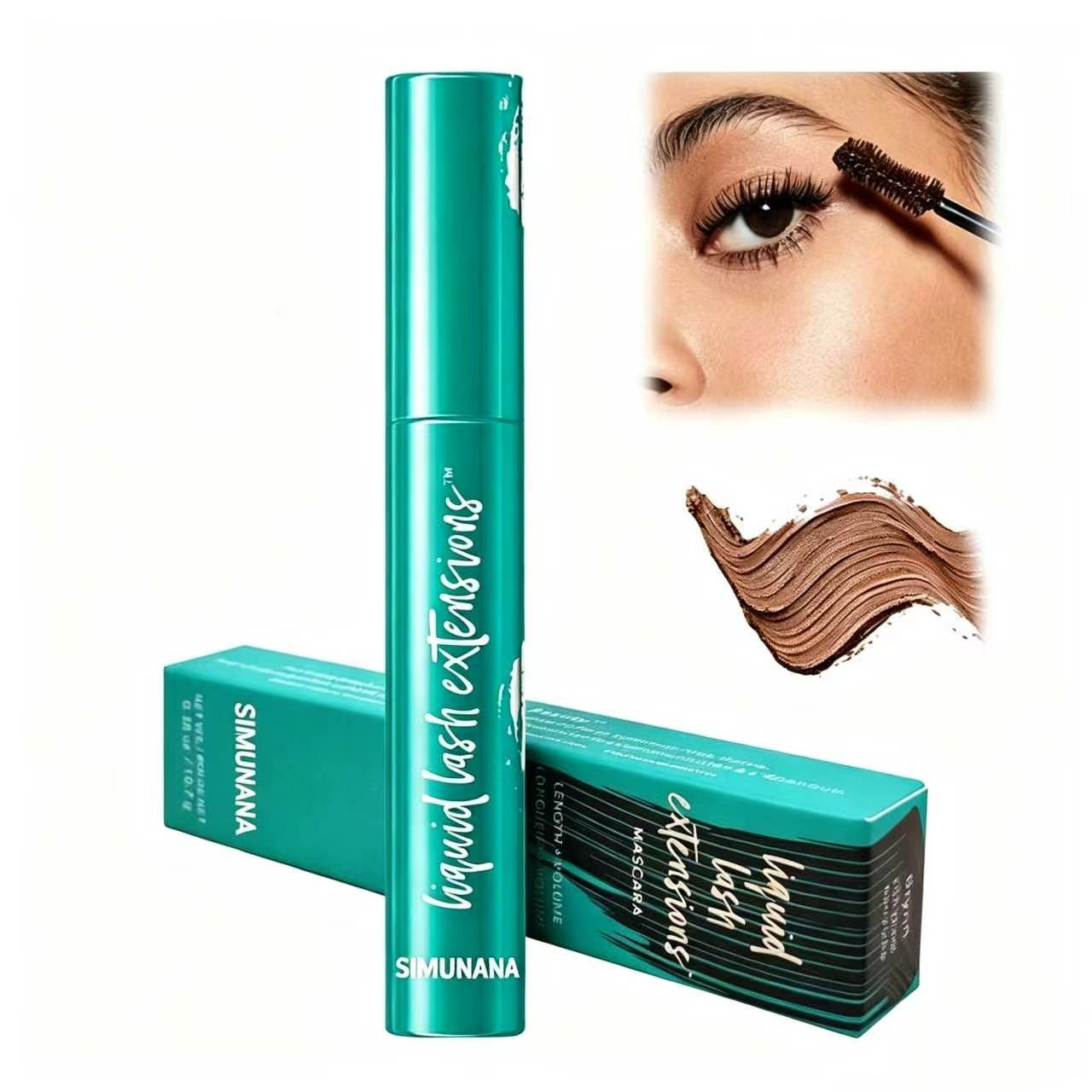 Long Lasting Waterproof Mascara, Sweatproof, No Curling, Non Smudge