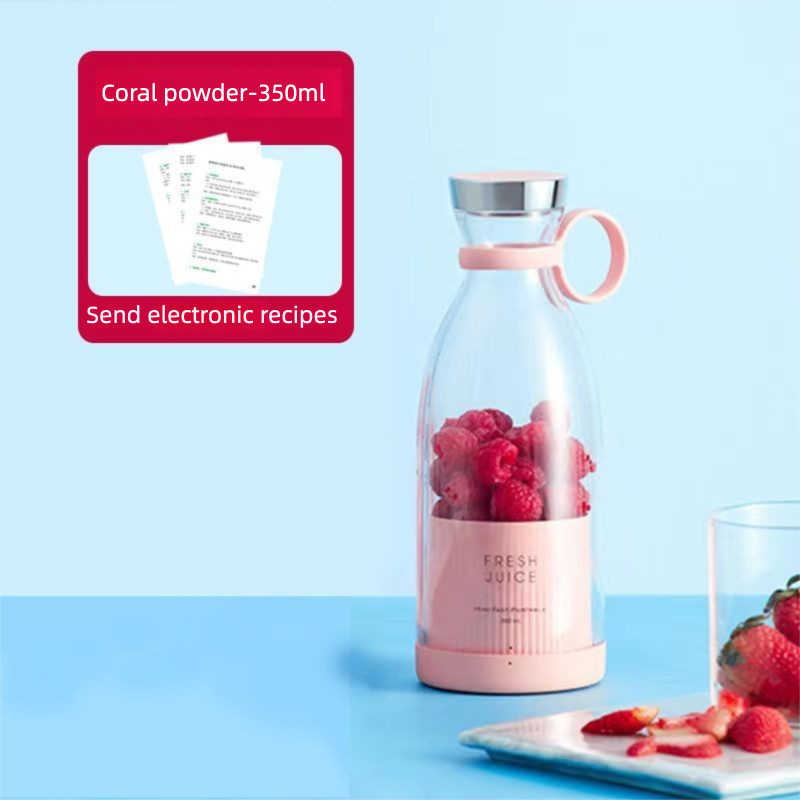 A portable, cordless electric juicer for home use