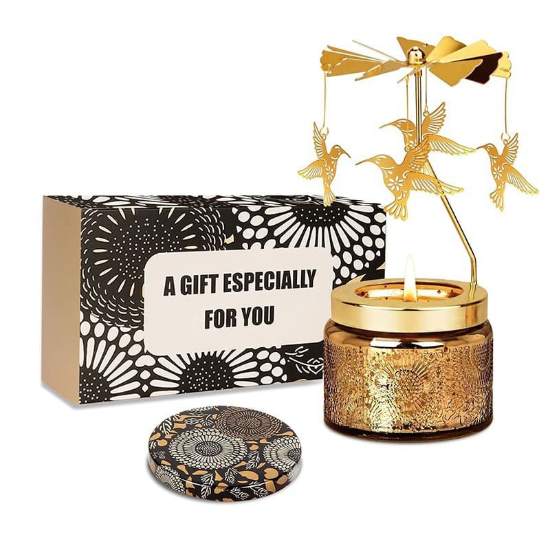 Rotating Candle Gift Set