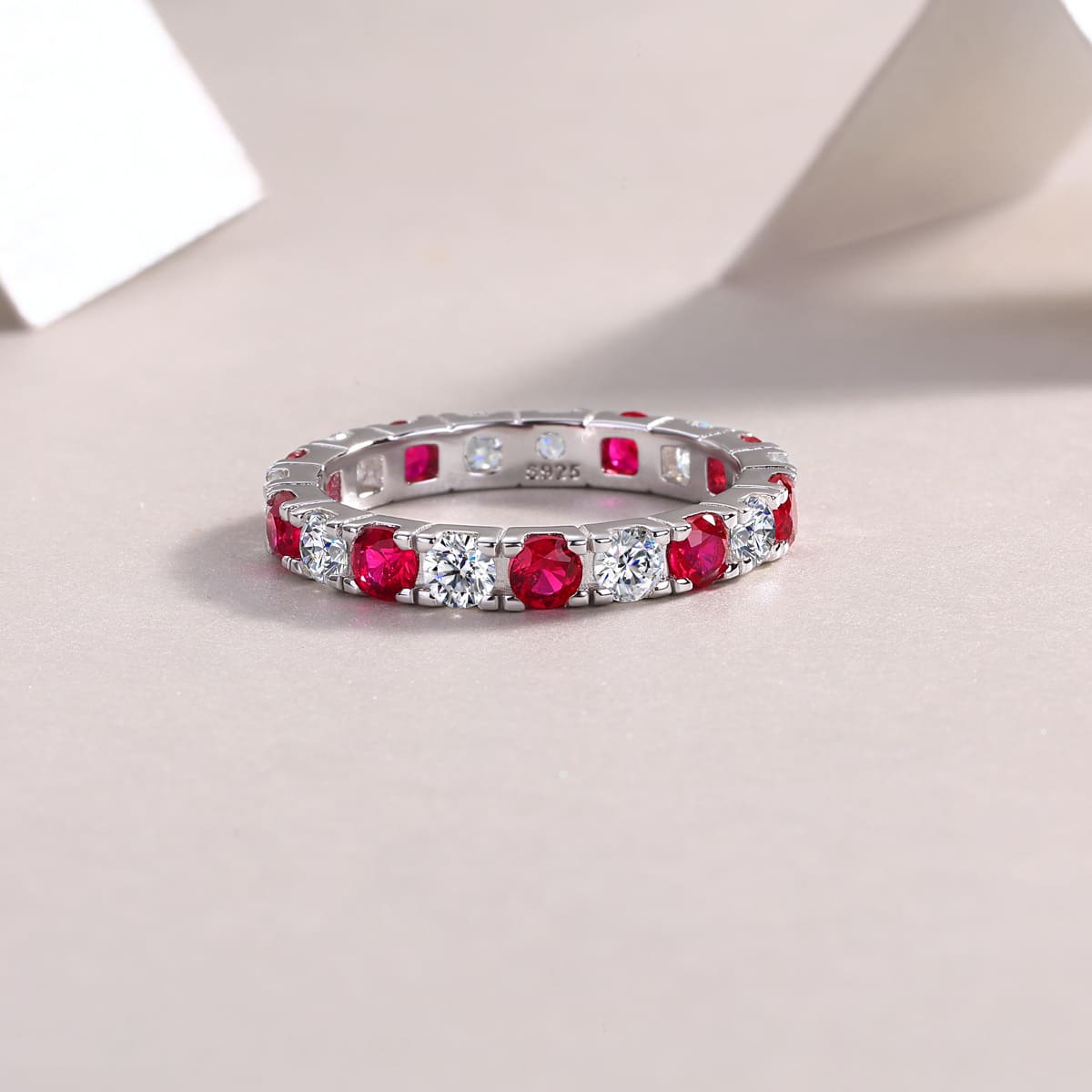 Moissanite Gemstone Ring