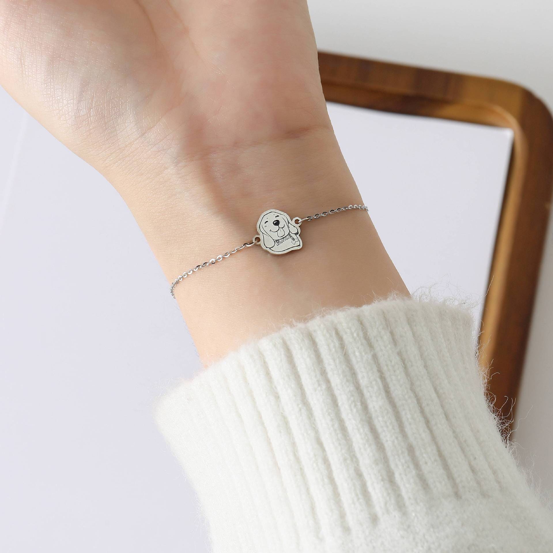 Custom Pet 925 Silver Bracelet