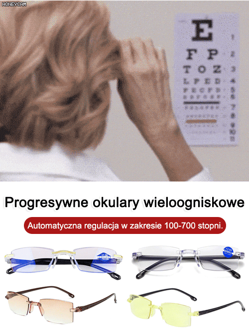 Zaawansowane okulary do czytania z automatycznym zoomem