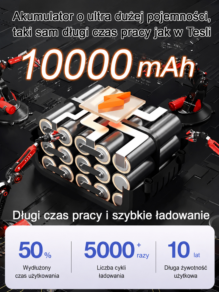 Lekka akumulatorowa kosiarka ogrodowa