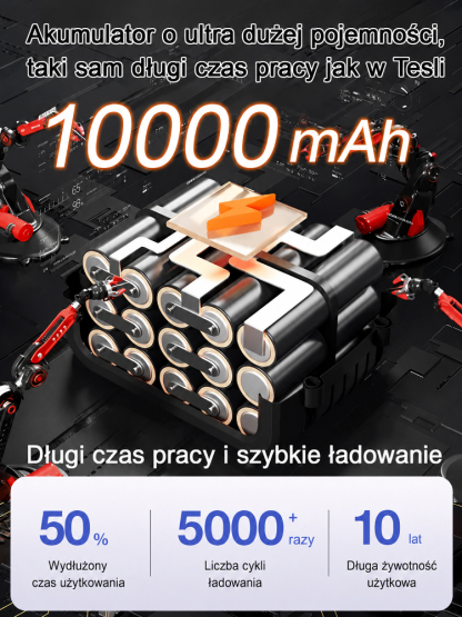 Lekka akumulatorowa kosiarka ogrodowa