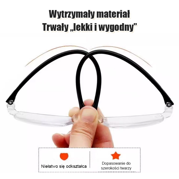 okulary do czytania z zoomem