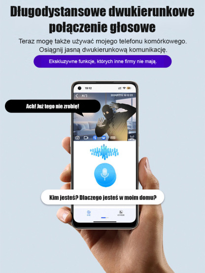 Inteligentna bezprzewodowa kamera do zdalnego nadzoru
