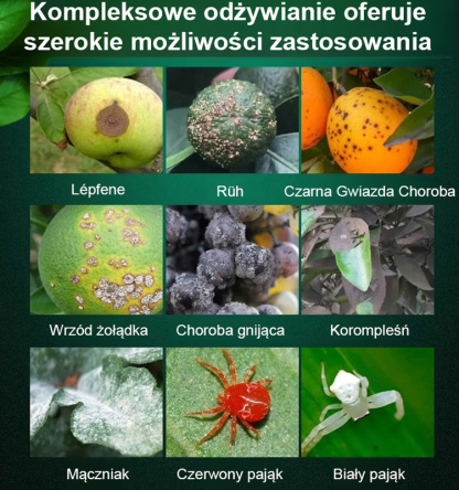 Środek do czyszczenia ogrodów roślinnych i drzew owocowych✅Pełna czystość: Skutecznie zwalcza przędziorki, miodówki i jaja zimujące szkodników.