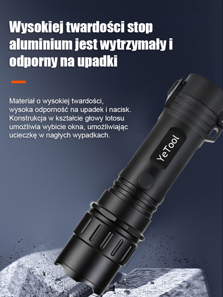 【2w1】Latarka paralizator do samoobrony