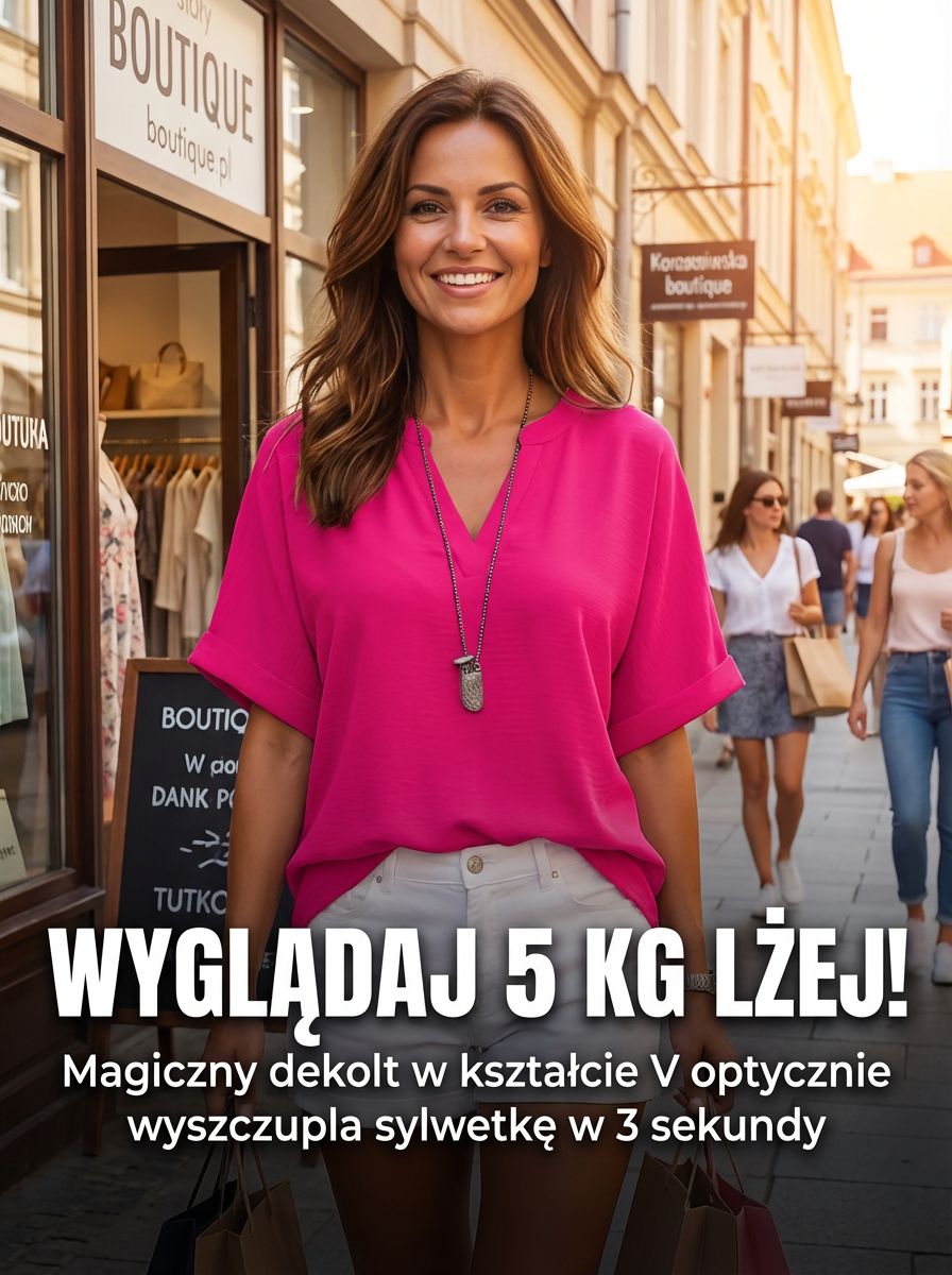 Oddychająca, jednolita kolorowa koszulka z dekoltem w kształcie litery V i krótkim rękawem.👉Masz dość ubrań, które latem kleją się do ciała i podkreślają mankamenty sylwetki? 🥵 Czas na magiczną zmianę! ✨