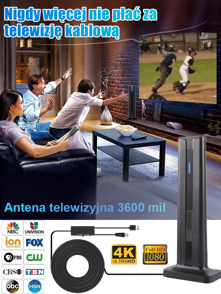 HD cyfrowa antena telewizyjna