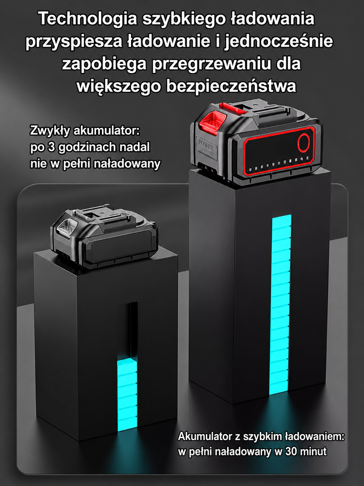 Lekka akumulatorowa kosiarka ogrodowa