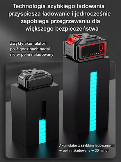 Lekka akumulatorowa kosiarka ogrodowa