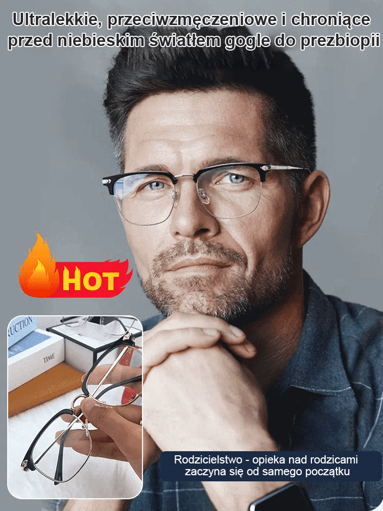 Okulary przeciwzmęczeniowe i światło niebieskie