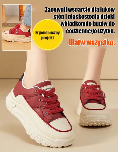 Damskie buty na platformie zwiększające wzrost
