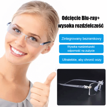 okulary do czytania z zoomem