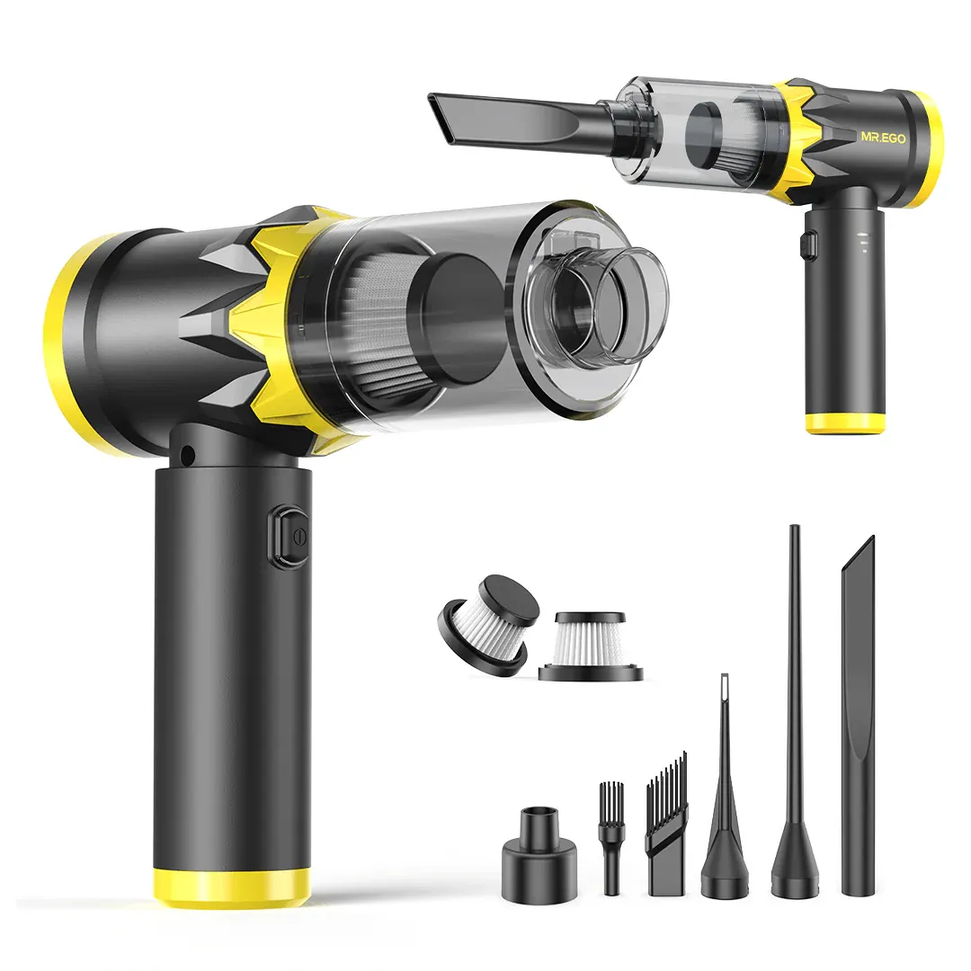 Wysokiej mocy bezprzewodowy odkurzacz samochodowy do użytku domowego i samochodowego.