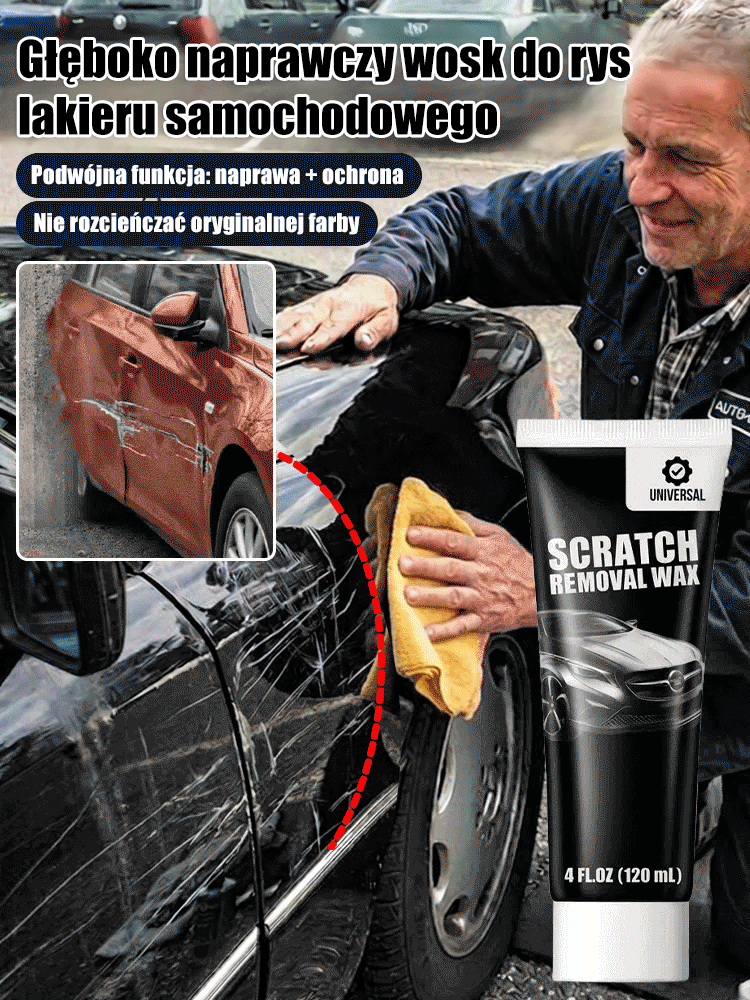 Głęboka Pasta do Usuwania Rys z Lakieru Samochodowego