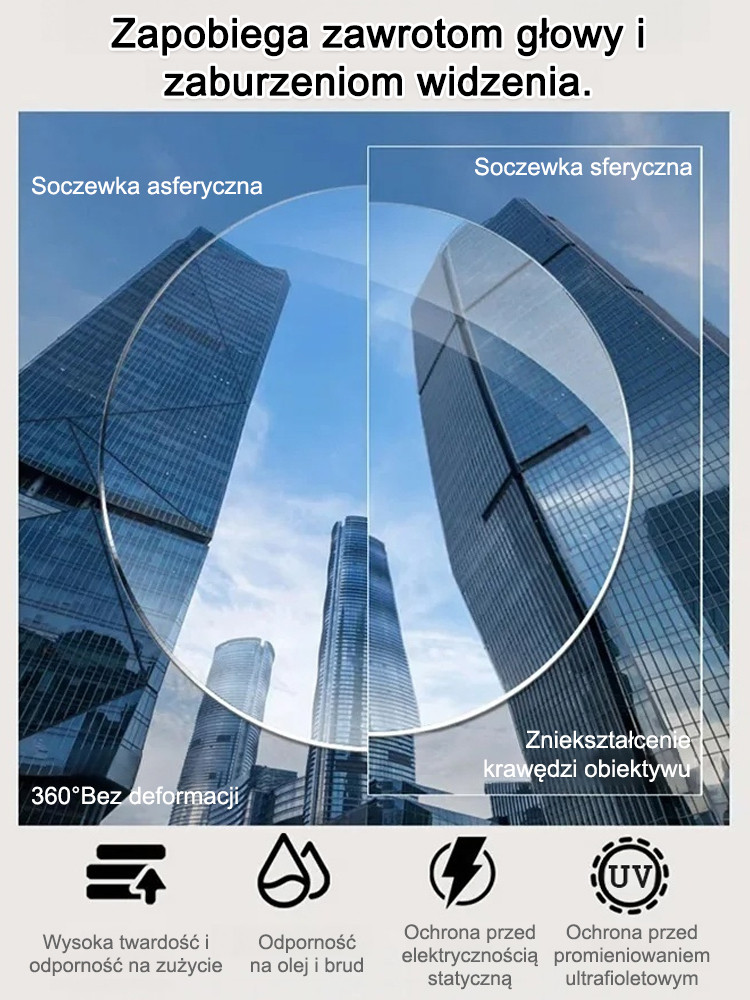 Zaawansowane okulary do czytania z automatycznym zoomem