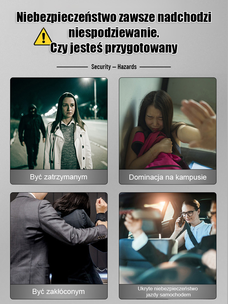 【2w1】Latarka paralizator do samoobrony