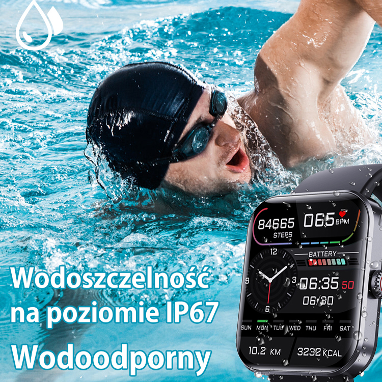 Bezbolesny zegarek do pomiaru stężenia glukozy we krwi