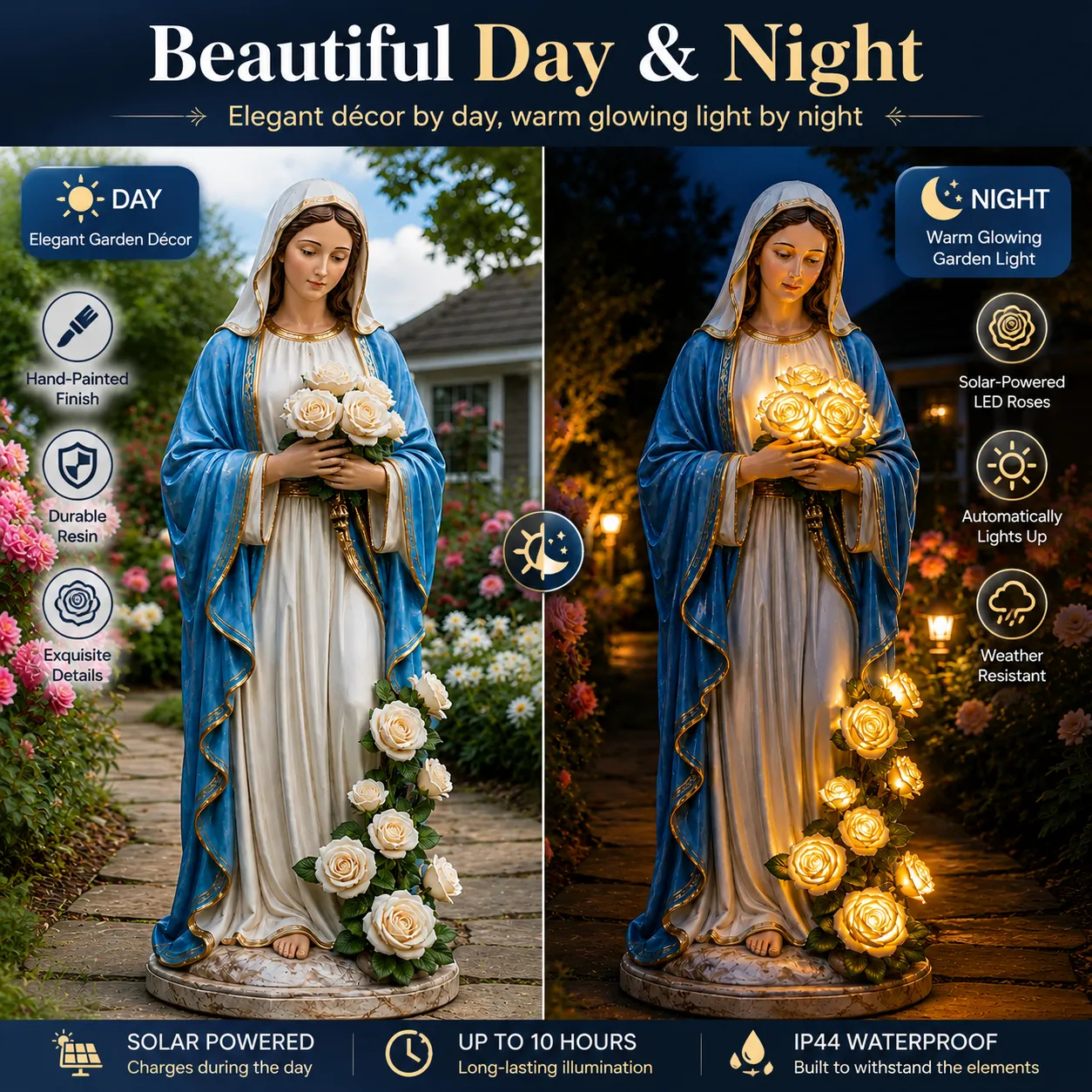 💗Virgin Mary Garden Light