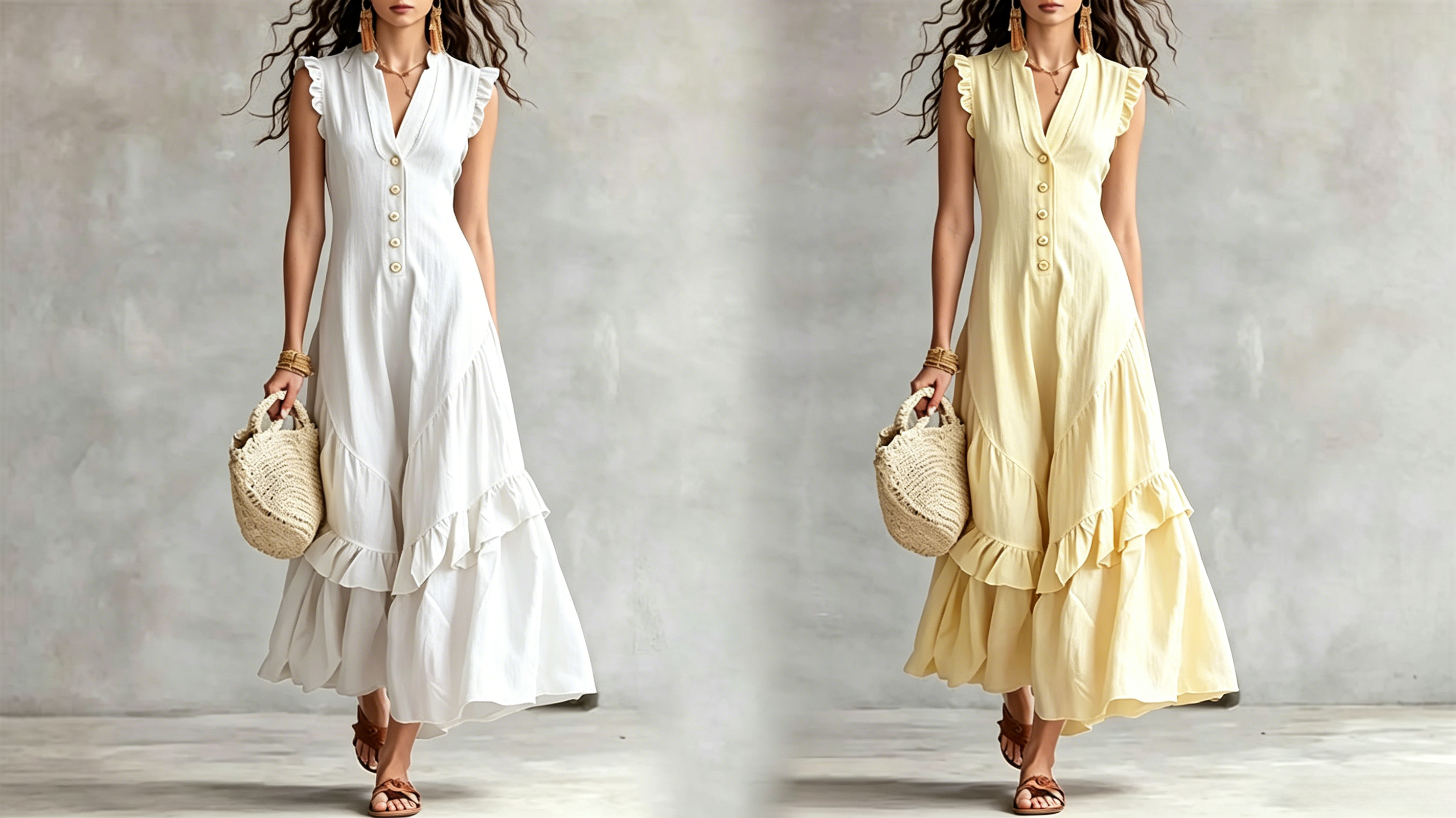 🔥Promotion - 50% OFF🔥Women's Minimalist Cotton Linen Dress