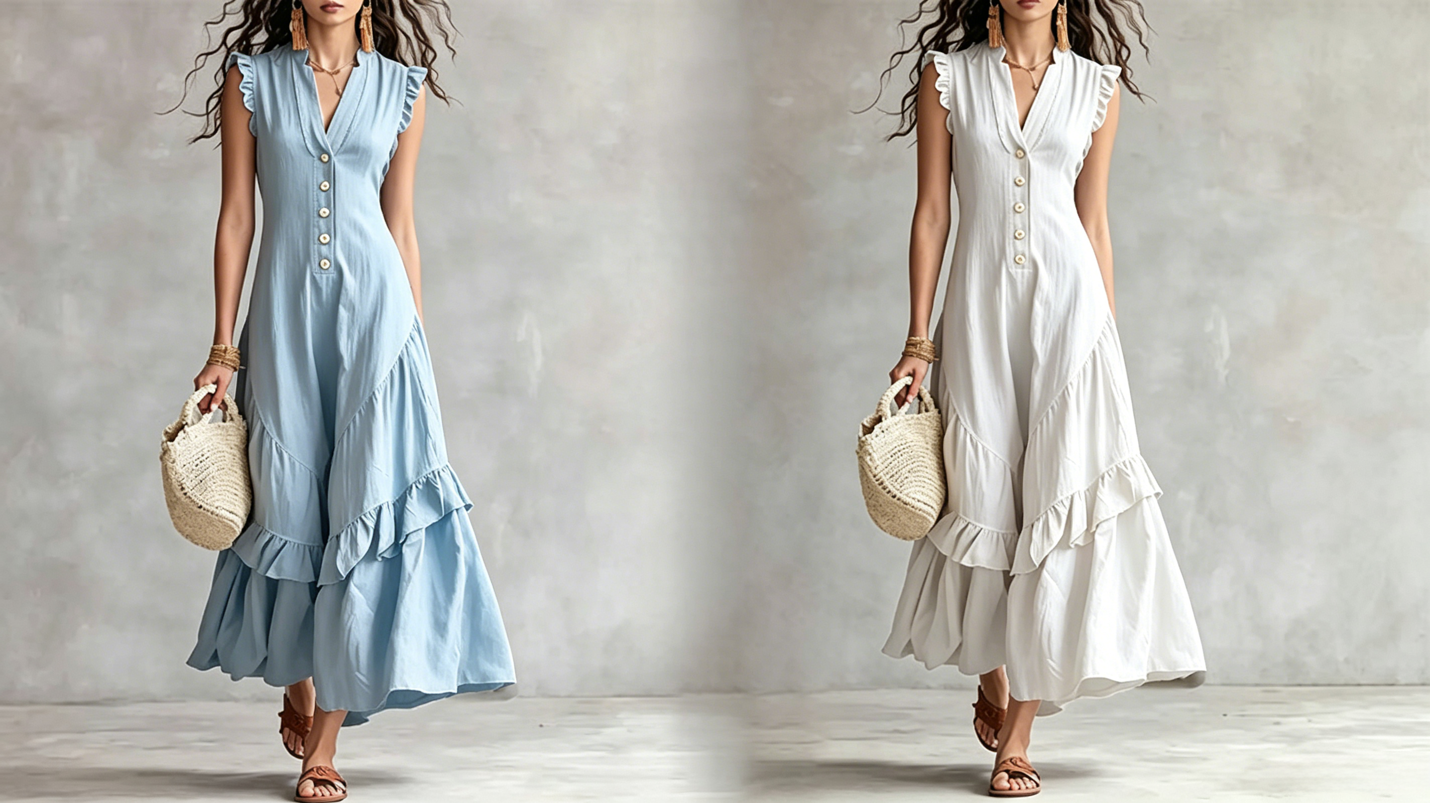 🔥Promotion - 50% OFF🔥Women's Minimalist Cotton Linen Dress