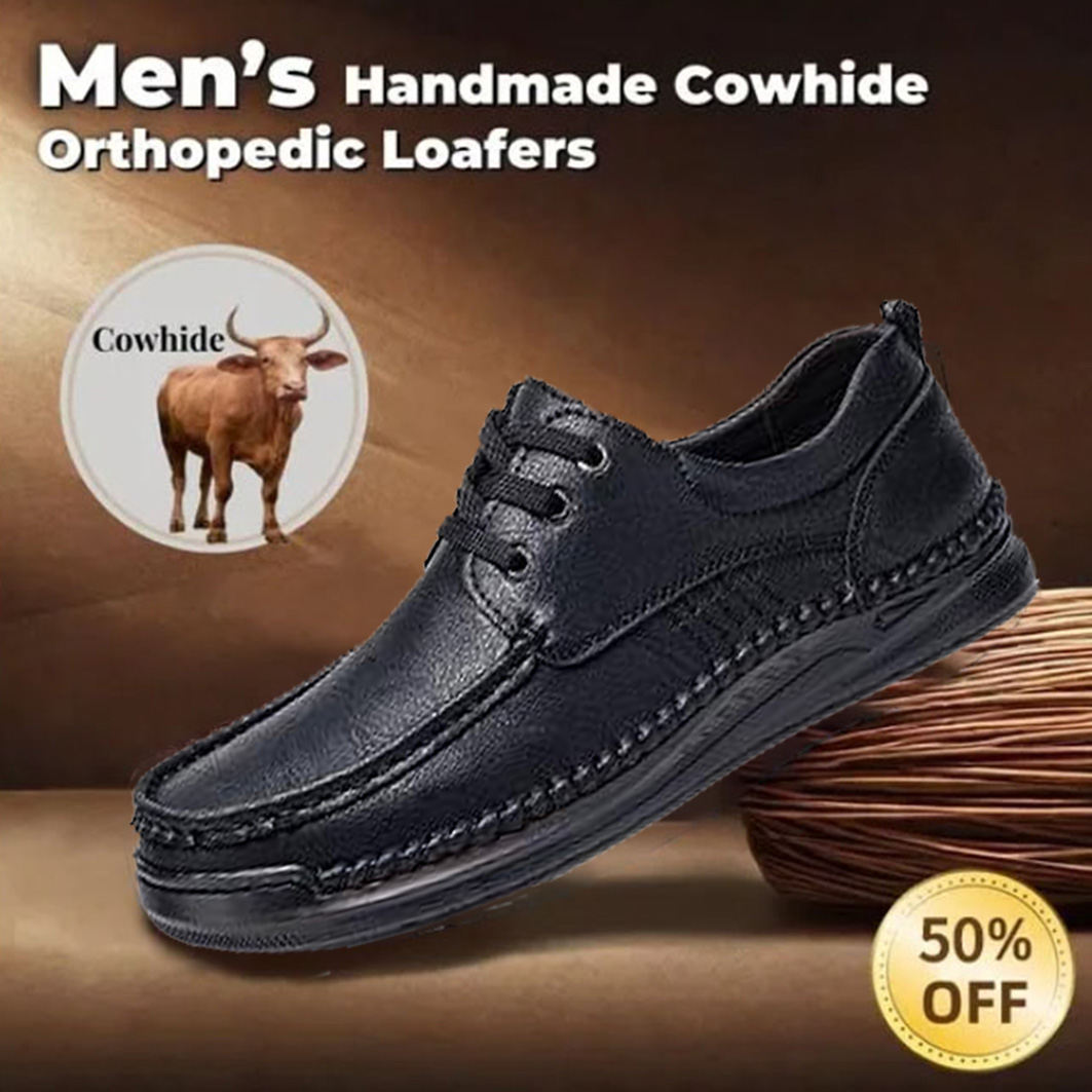 🔥Last day for 50% off!🔥 Men's comfortable, non-slip, corrective soft-soled leather shoes