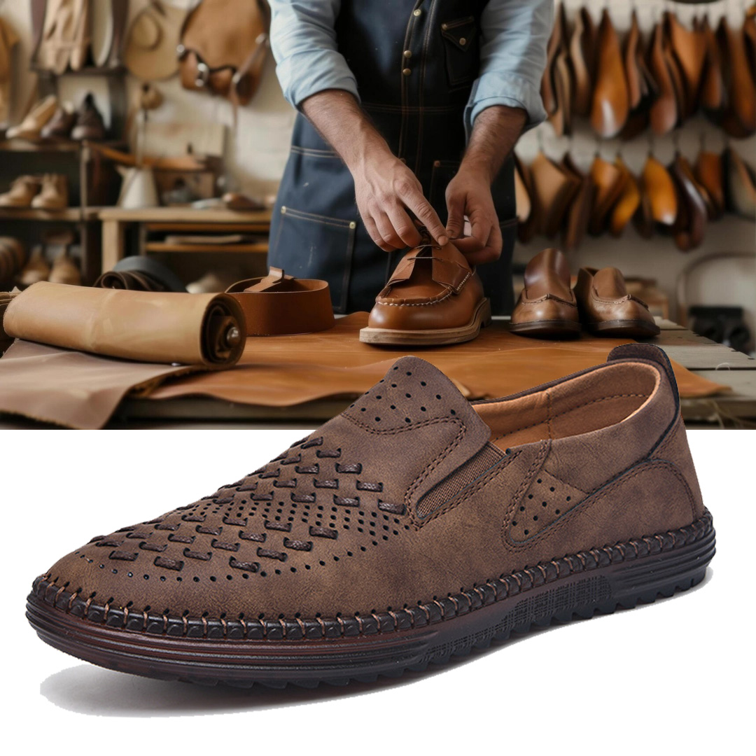 ⏰ Last day! 60% off 🔥 Men's handmade genuine leather slip-on loafers