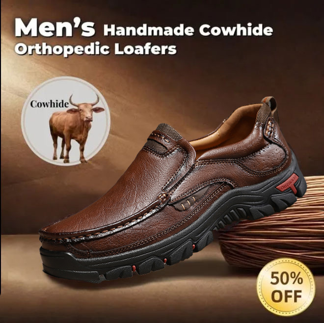 Last day to enjoy 50% off! 🔥⏱️ New Arrivals Sale ⏱️🔥 Men's Handmade Casual Leather Shoes