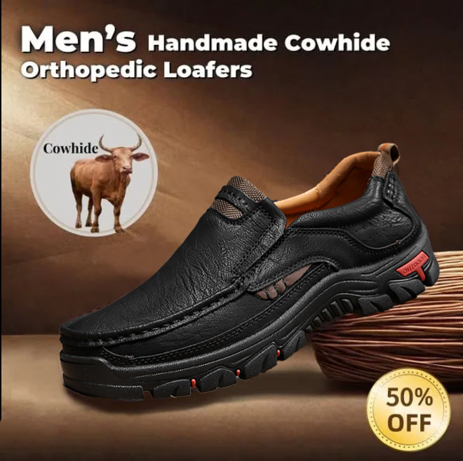 Last day to enjoy 50% off! 🔥⏱️ New Arrivals Sale ⏱️🔥 Men's Handmade Casual Leather Shoes