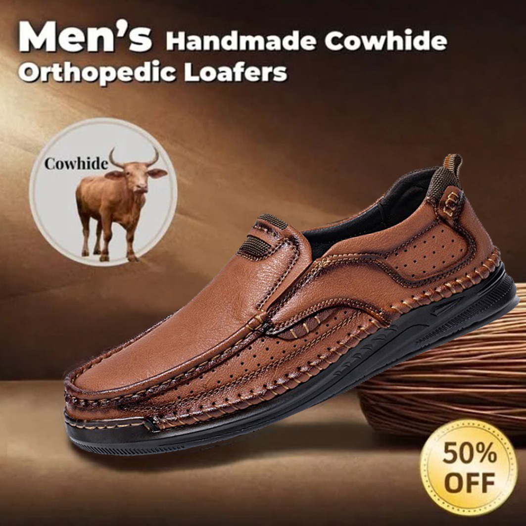 ⏰ Last day! 60% off 🔥 - Men's arch support, soft-soled slip-on shoes