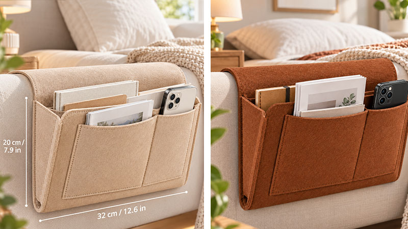 🔥 55% OFF Bedside Hanging Organizer – Keep Essentials Within Reach