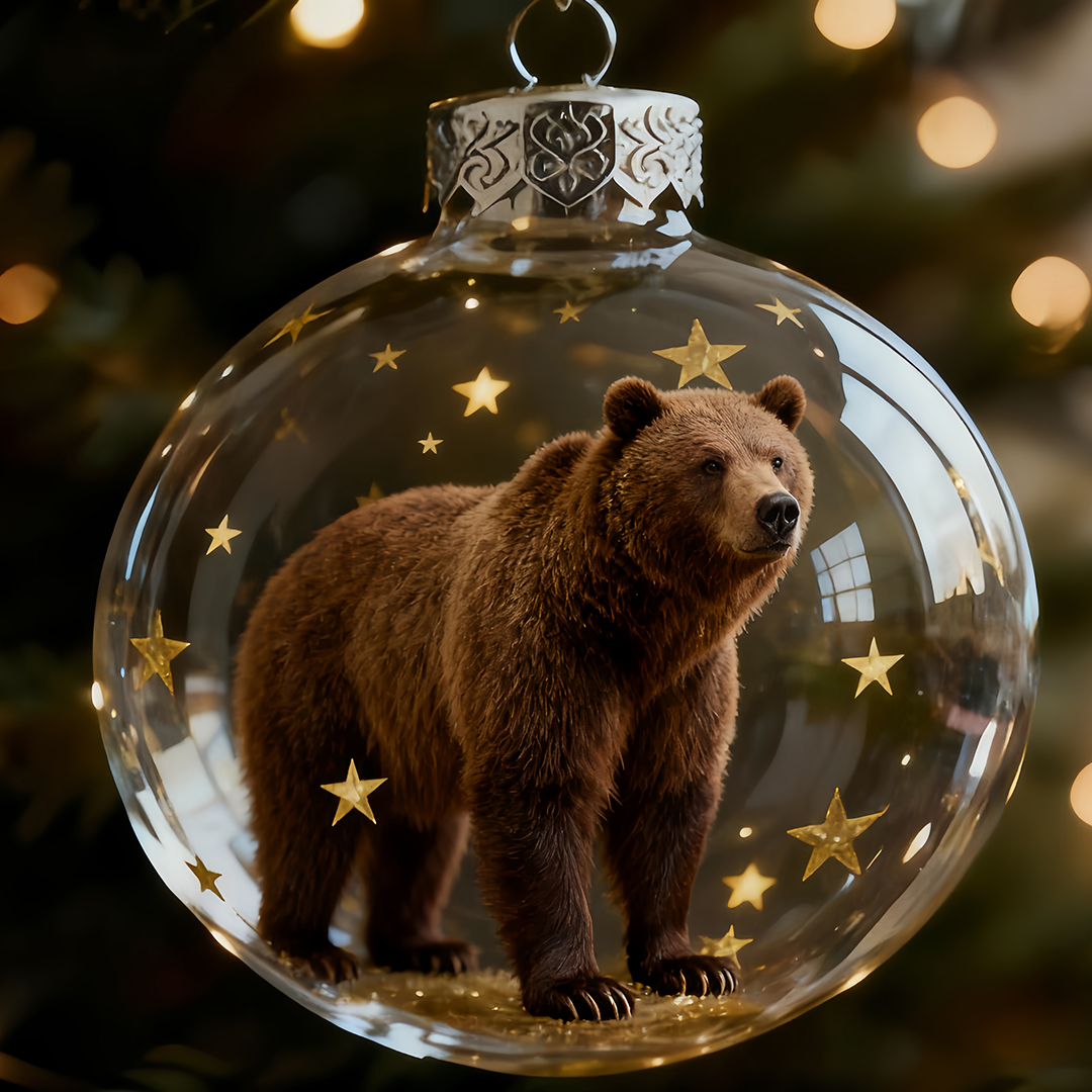 🐂2026 Wildlife Wonders CollectionTM Crystal Glass Ornament