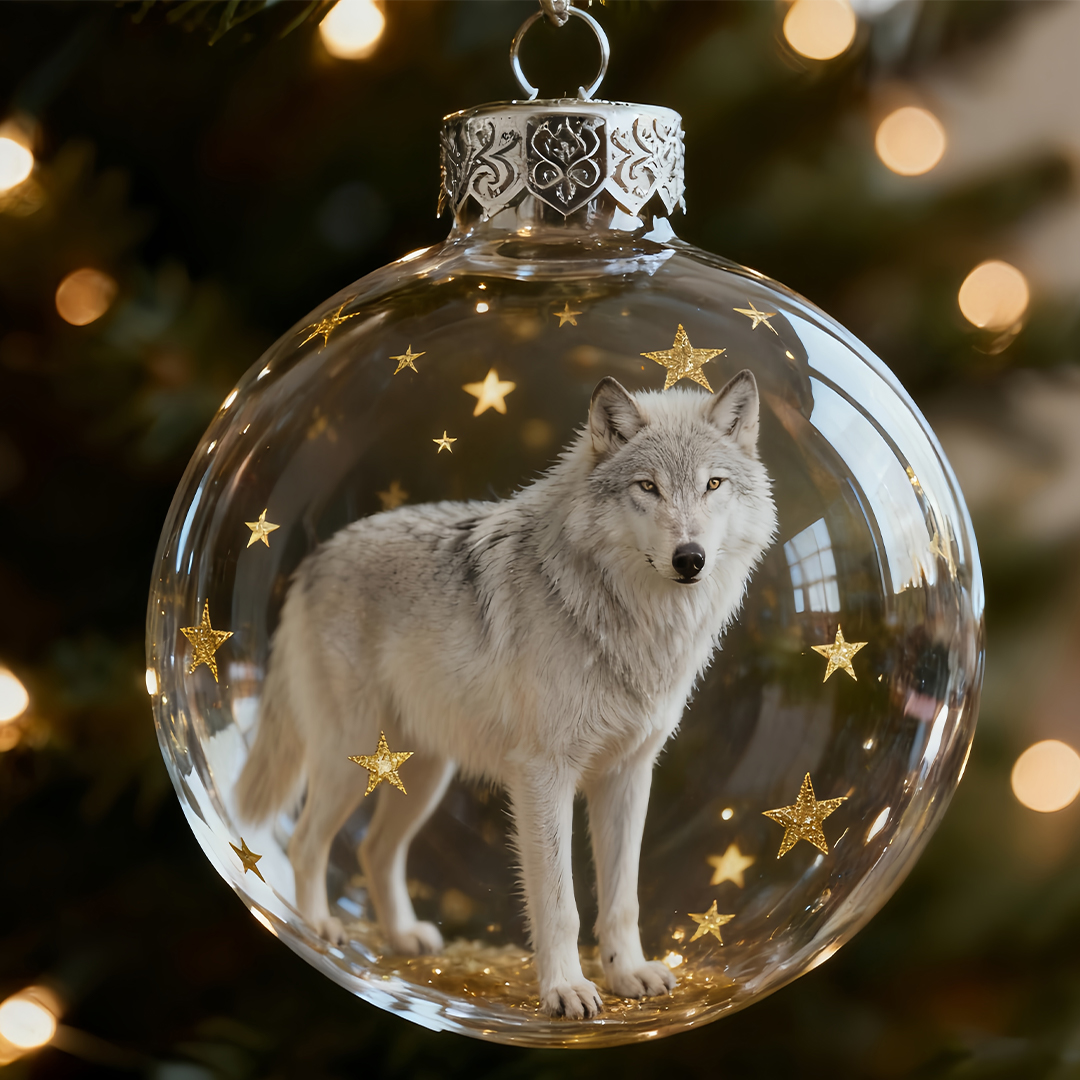 🐂2026 Wildlife Wonders CollectionTM Crystal Glass Ornament