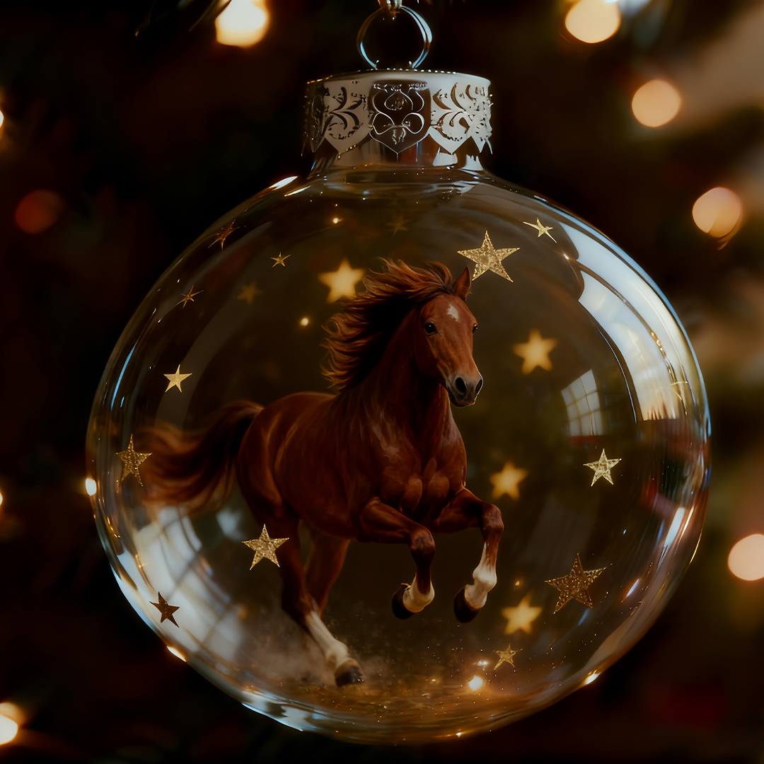 🐂2026 Wildlife Wonders CollectionTM Crystal Glass Ornament