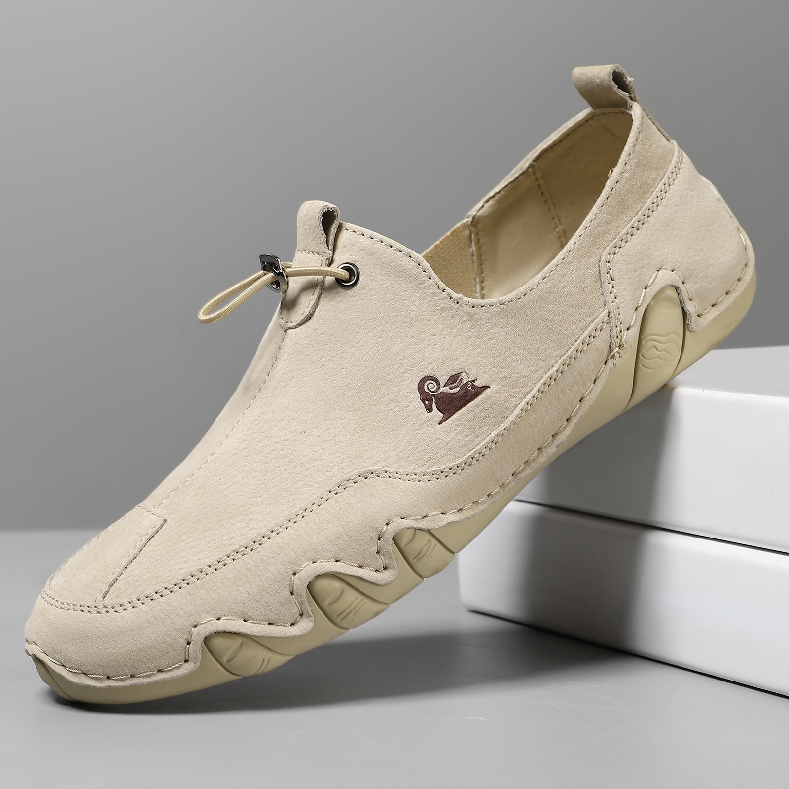 Men's Daily Lightweight Comfortable Orthopedic Leather Loafers