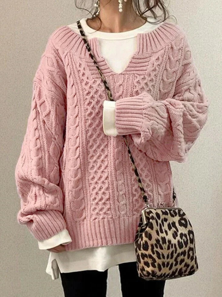 Today 60%off Cable Knit Sweater