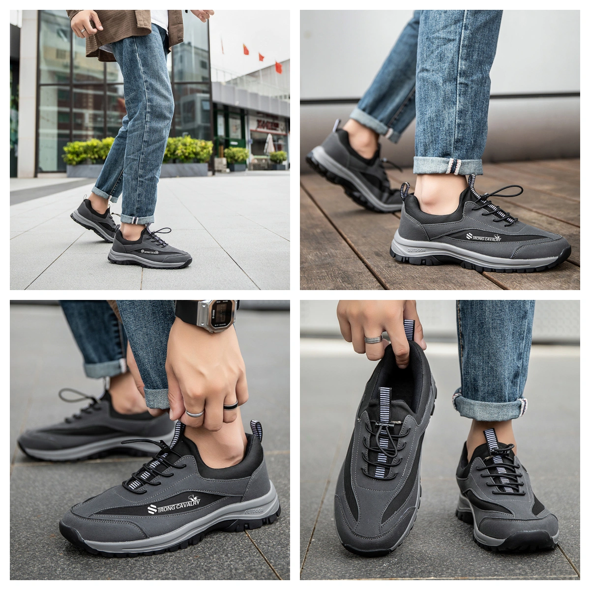 [Last Day 70% Off - Don't Miss Out] 🔥 Ergonomically Designed Men's Walking Shoes 👞 Relieve Walking Pain ✅ Arch Support for Comfortable Walking