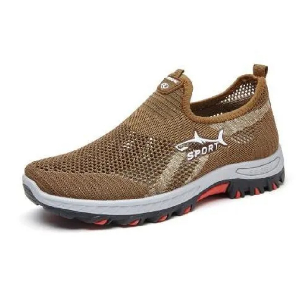Men's New Breathable Orthopedic Walking Shoes – Soft Inner Lining,Flexible Fit & Slip-Resistant Sole