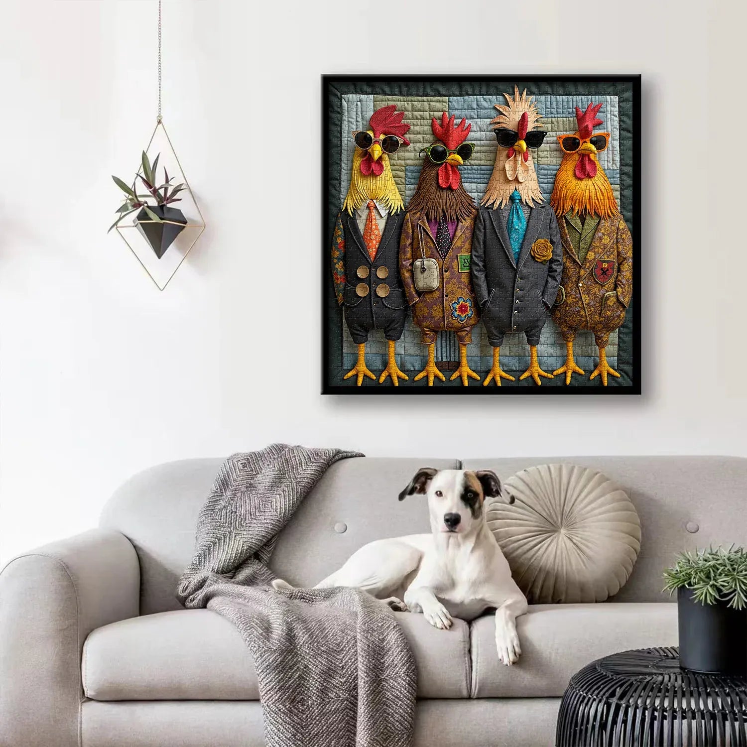 beatyart™ Runway Roosters Wooden Jigsaw Puzzle 1000 Pieces