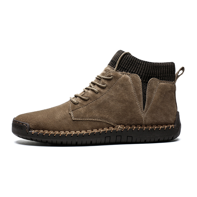 ⏰This Week 70% OFF🔥Winter Casual leather arch support non-slip wear-resistant high-top loafers