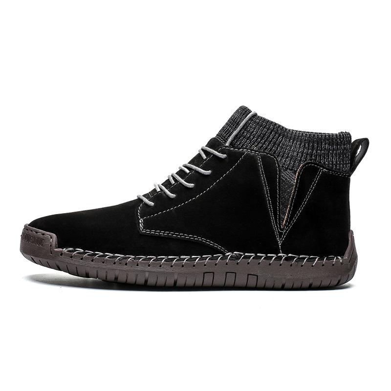 ⏰This Week 70% OFF🔥Winter Casual leather arch support non-slip wear-resistant high-top loafers