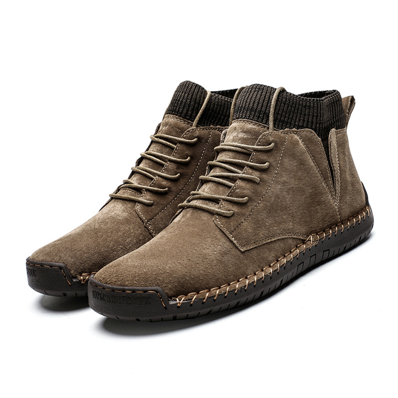⏰This Week 70% OFF🔥Winter Casual leather arch support non-slip wear-resistant high-top loafers