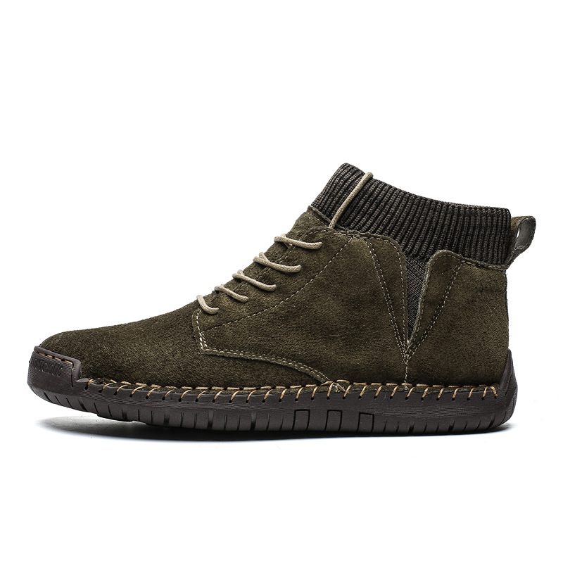 ⏰This Week 70% OFF🔥Winter Casual leather arch support non-slip wear-resistant high-top loafers