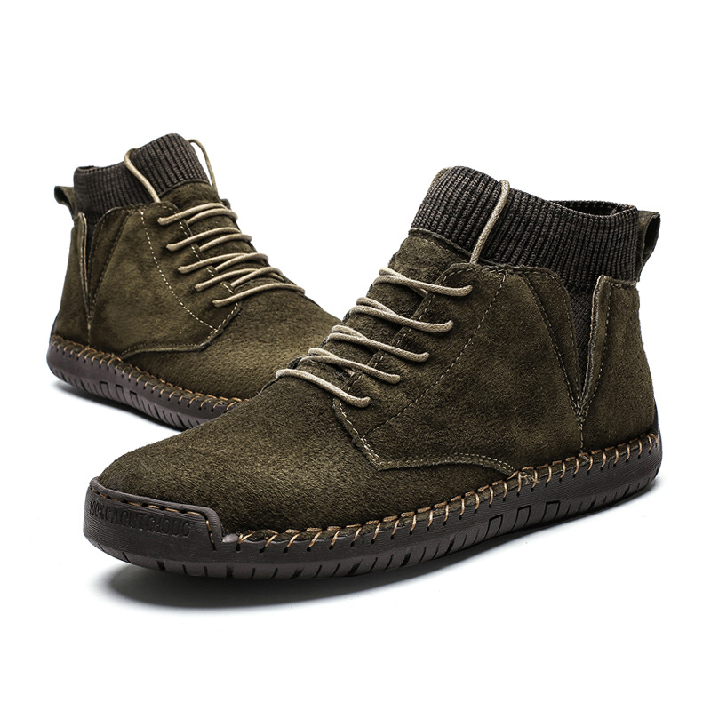 ⏰This Week 70% OFF🔥Winter Casual leather arch support non-slip wear-resistant high-top loafers
